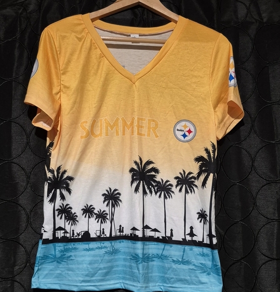 STEELERS Summer Shirt - Picture 1 of 3